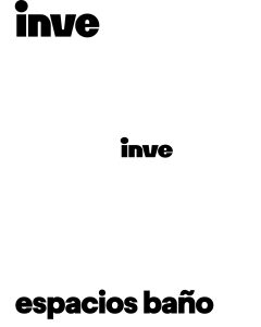 Muebles baño Inve